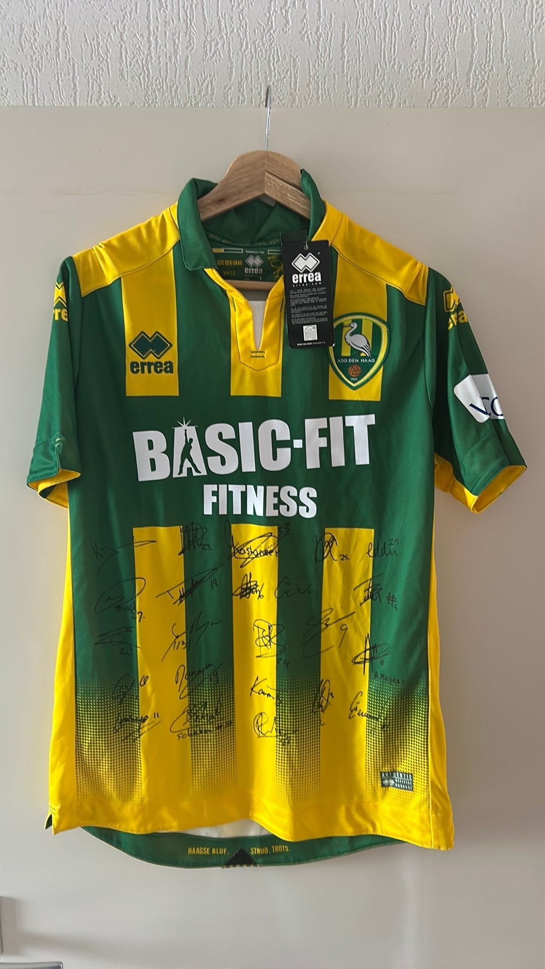 Gesigneerd Ado Den Haag shirt 2016 - 2017, Maat L, Ophalen of Verzenden, Nieuw, Shirt