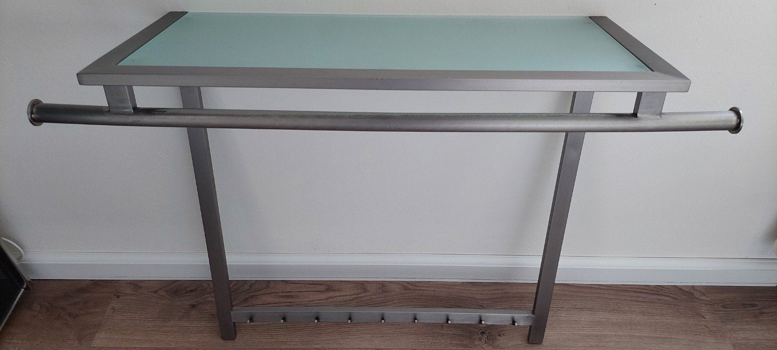 Kapstok met roede en haken - 90x70x30 cm, Gebruikt, Minder dan 100 cm, Metaal, Ophalen