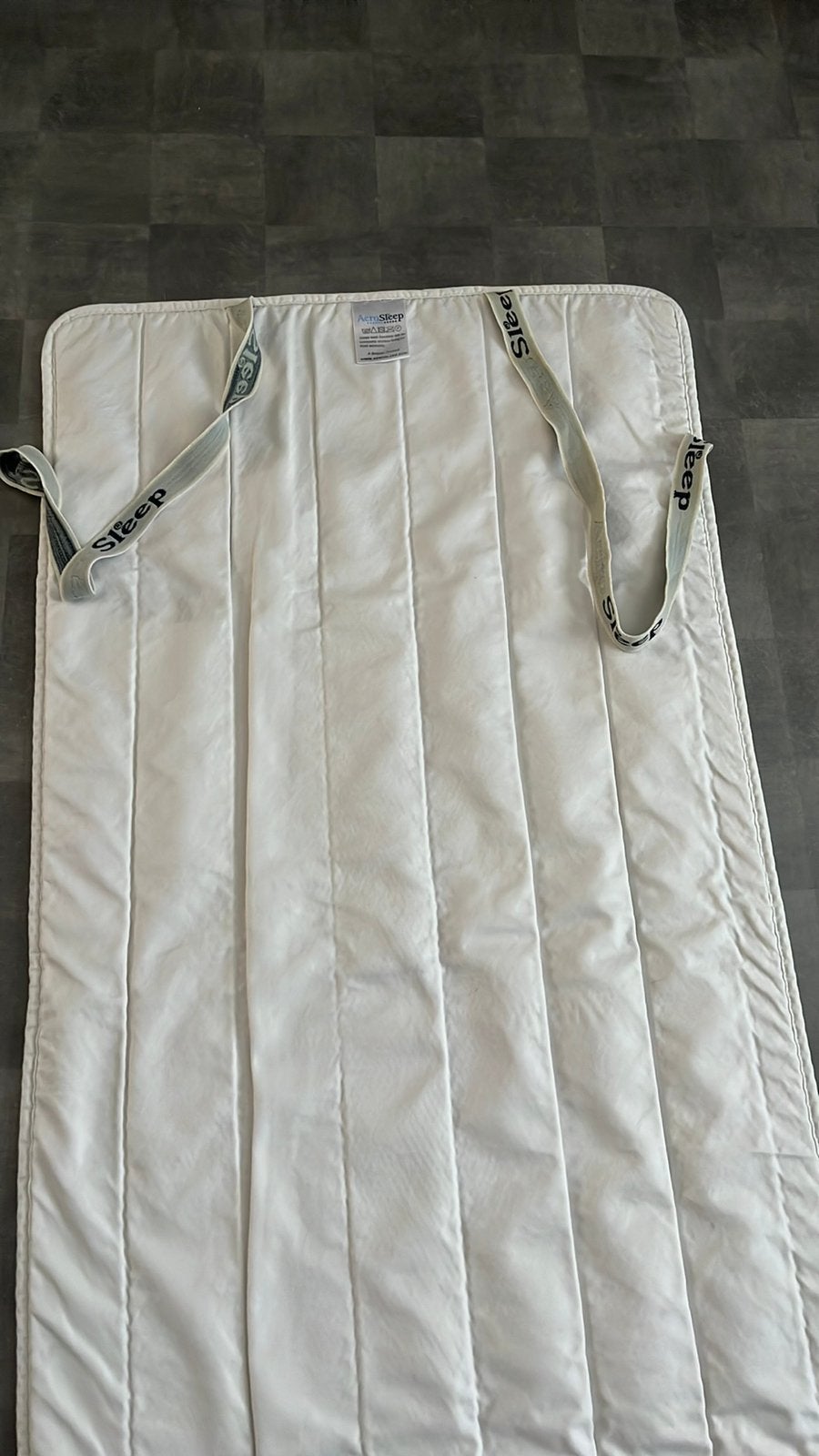 Aerosleep matrasdek topper 60 x 120 incl Aerosleep hoeslaken, Jongetje of Meisje, Wit, Overige typen, Ophalen of Verzenden