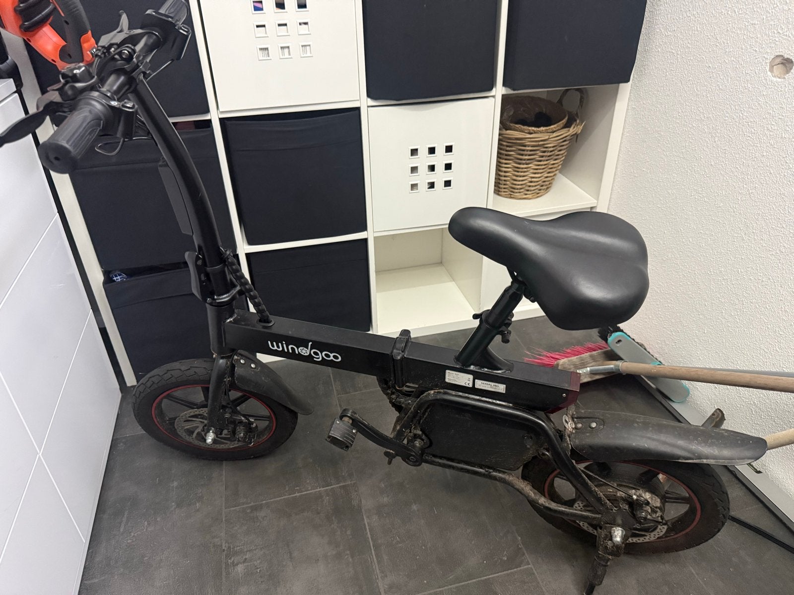 Windgoo B20 opvouwbare elektrische fiets, Gebruikt, Minder dan 14 inch, Heren, Totaal opvouwbaar