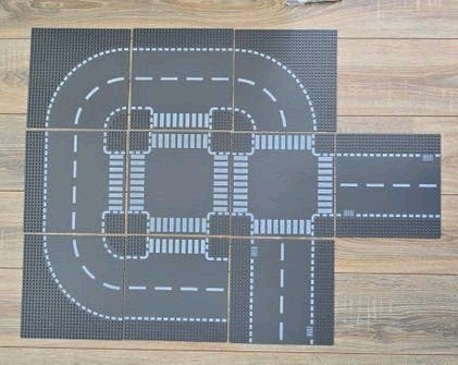 Lego City grondplaten 10X..., City, Lego, Ophalen of Verzenden, Zo goed als nieuw