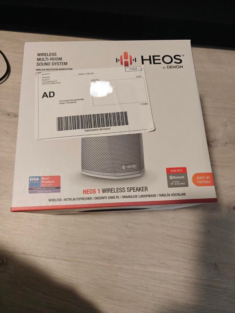 Denon Heos1 HS2 - Compacte Draadloze Speaker met Verpakking, Overige typen, Zo goed als nieuw, Minder dan 60 watt, Ophalen