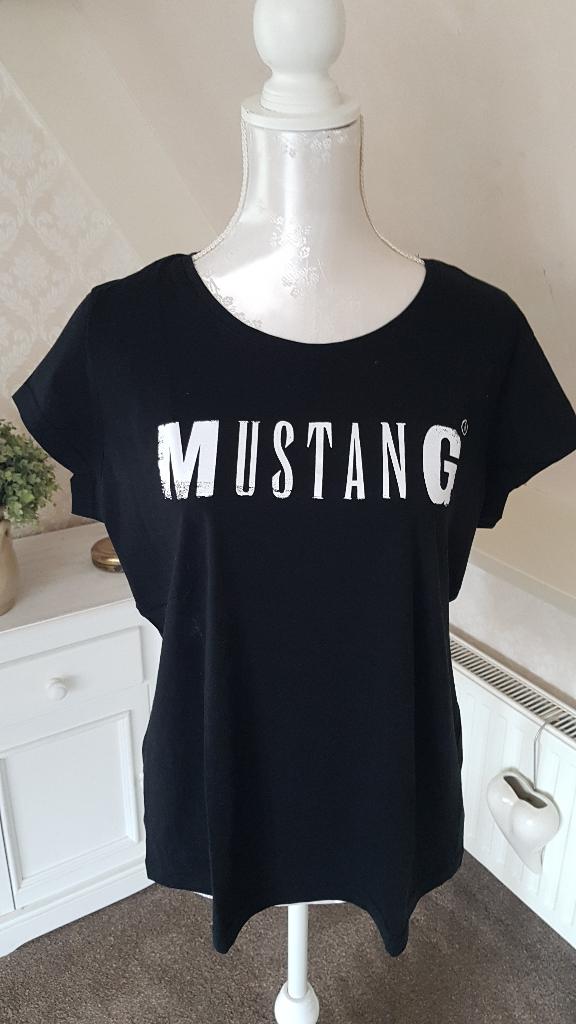 Mustang zwart dames shirt maat L, Zwart, Maat 42/44 (L), Nieuw, Ophalen of Verzenden