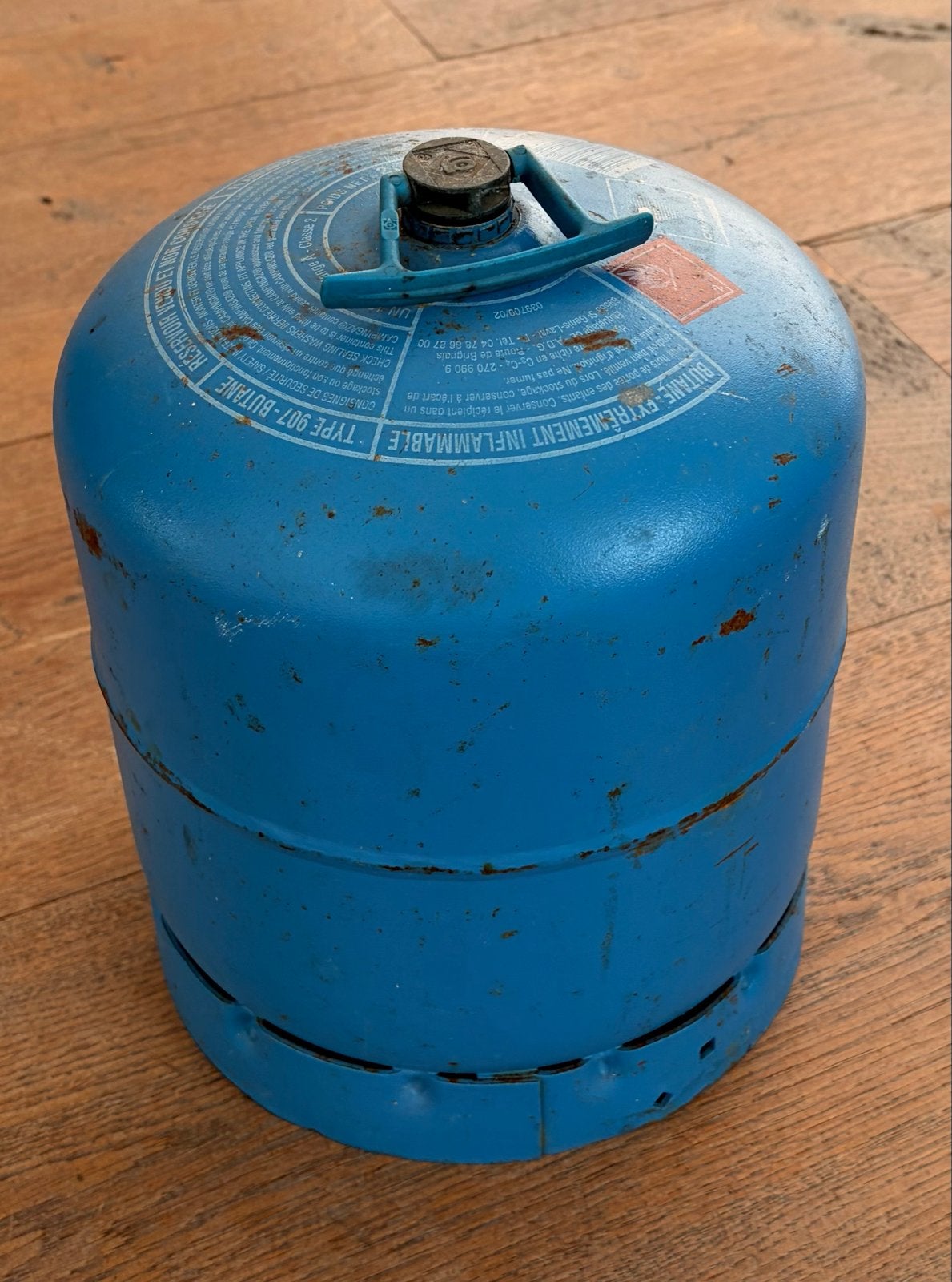 Campingaz 907 gasfles - leeg, Caravans en Kamperen, Ophalen of Verzenden, Gebruikt