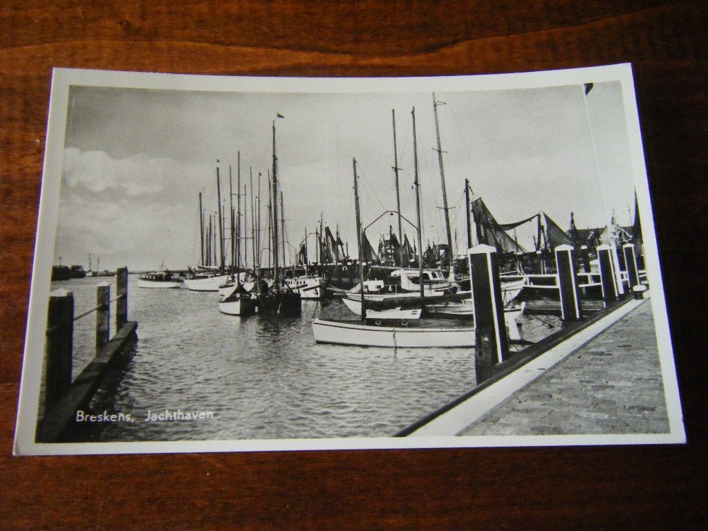 K42 - Breskens - Jachthaven - Mooi/Oud, Ophalen of Verzenden, 1960 tot 1980, Zeeland