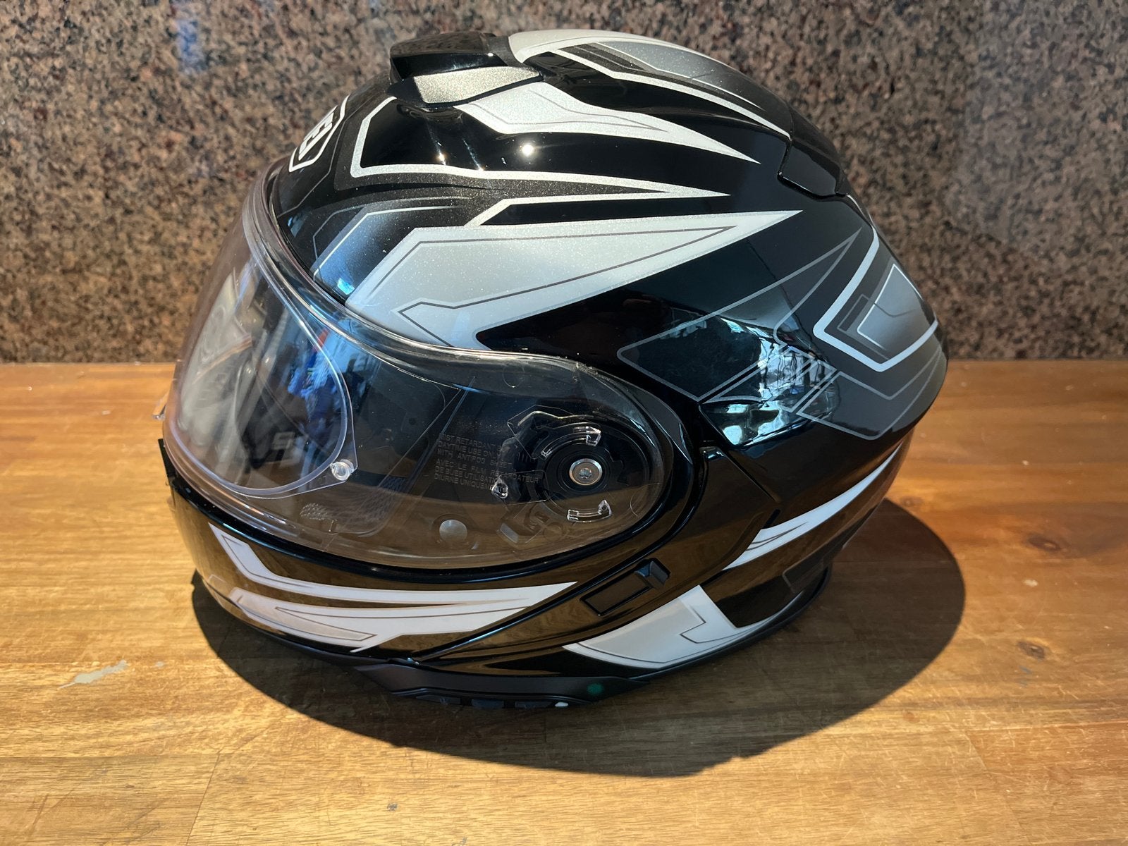 Shoei SRL -3. Systeemhelm met Sena Mesh Intercom 2.0, Motoren, Systeemhelm, Heren, Ophalen of Verzenden, Shoei