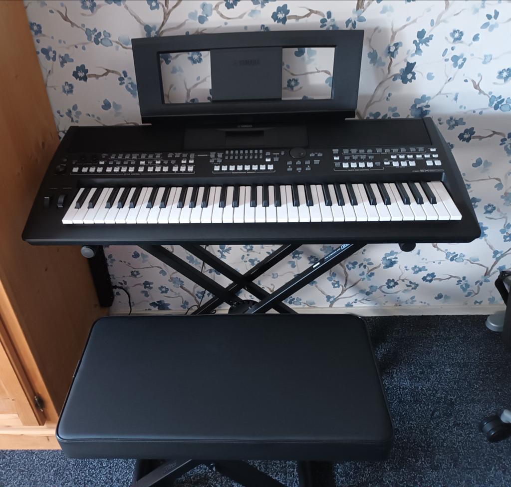 Yamaha PSR-SX600 Keyboard, mooie complete set!, Muziek en Instrumenten, Keyboards, Ophalen, 61 toetsen, Aanslaggevoelig, Nieuw