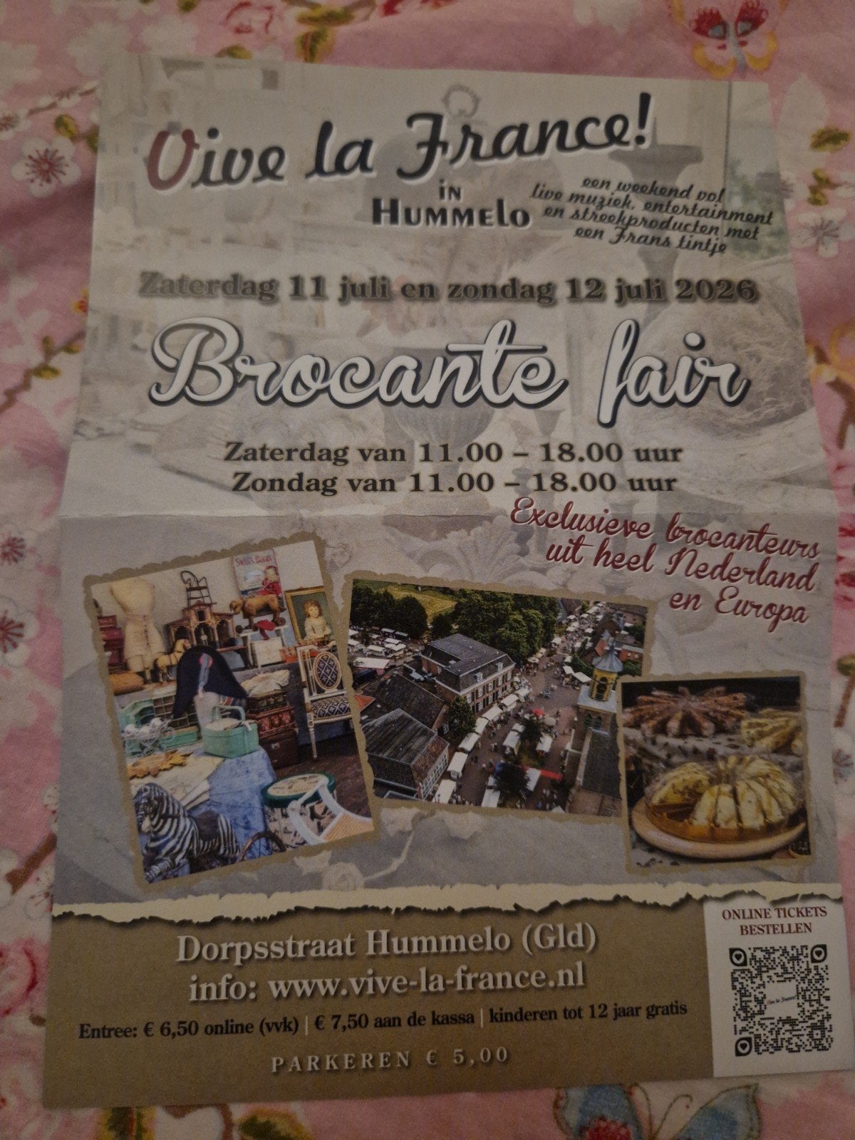 Brocante fair Vive La France in Hummelo, Ophalen of Verzenden