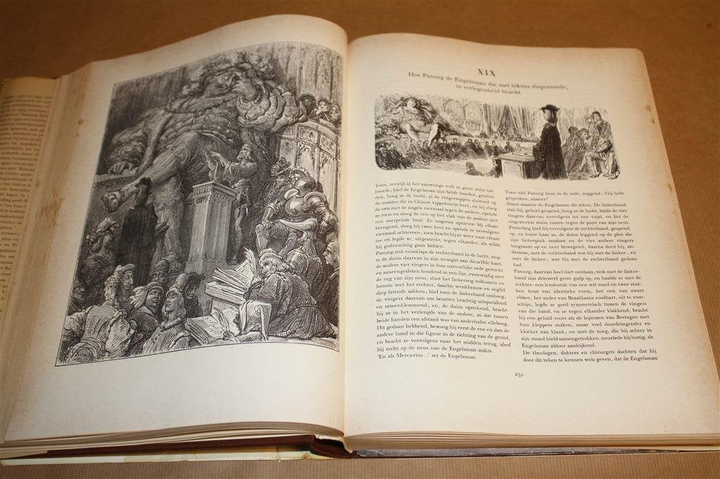 Gargantua en Pantagruel. Fra Rabelais, Gustave Doré., Ophalen of Verzenden, Gelezen