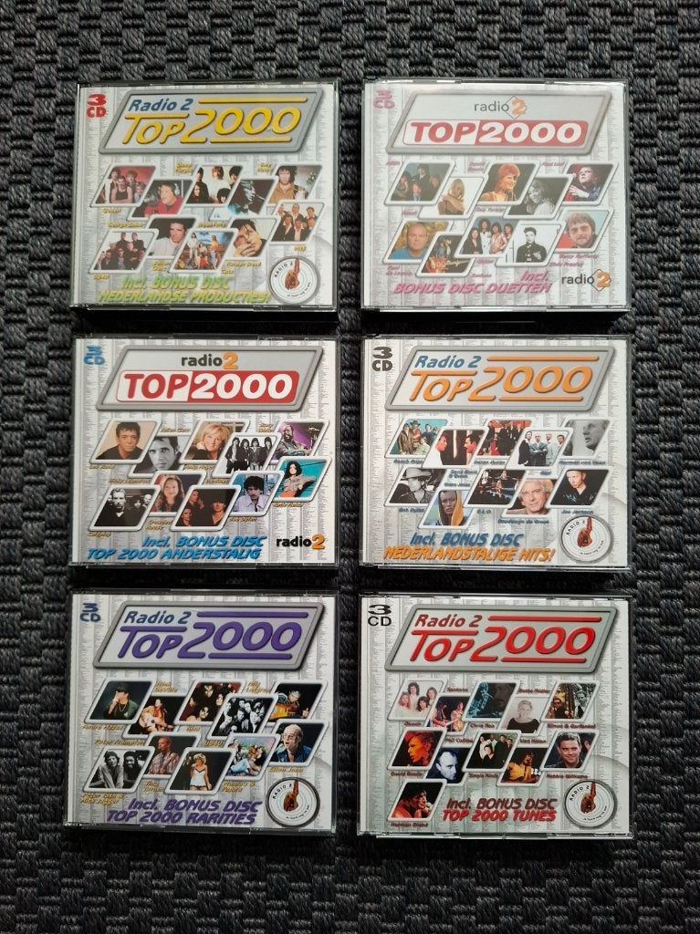 6x Cd Top 2000 (6x3 cd’s), Cd's en Dvd's, Ophalen of Verzenden, Zo goed als nieuw, Pop