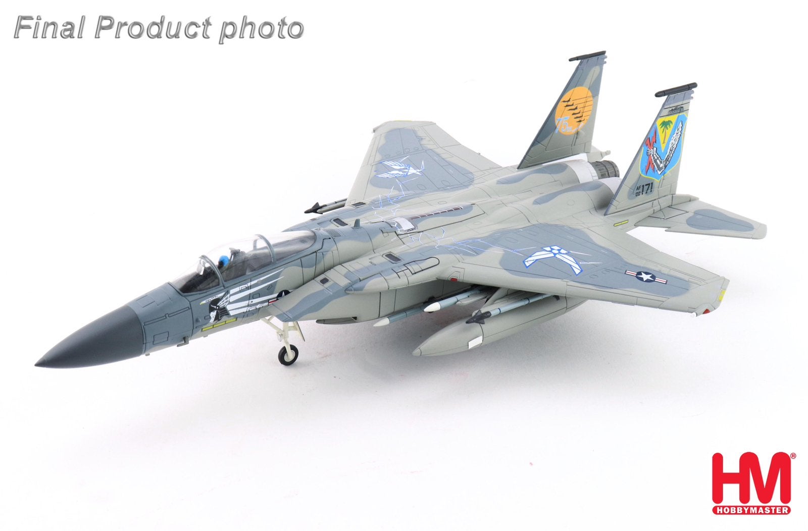 Hobby Master HA4578 | McDonnell Douglas F15C Eagle, Ophalen, Schaalmodel, Nieuw, Pilot Station