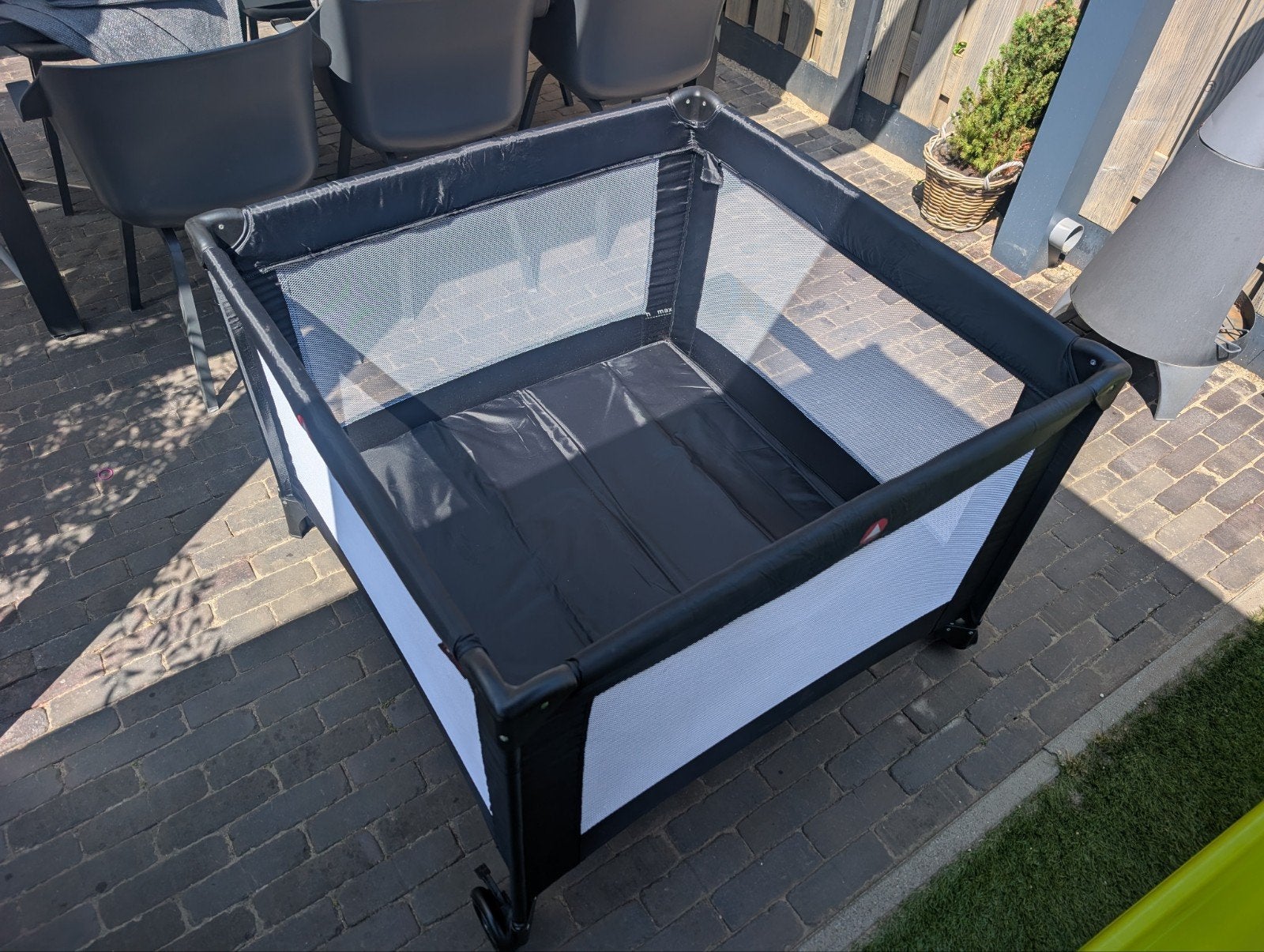 Topmark campingbed, Ophalen