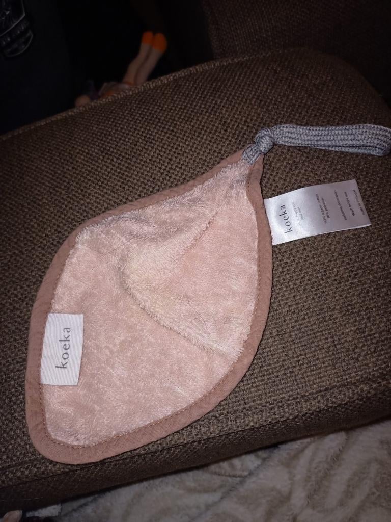 Koeka roze badstof speendoek., Kinderen en Baby's, Speelgoed | Knuffels en Pluche, Overige merken, Ophalen of Verzenden, Zo goed als nieuw