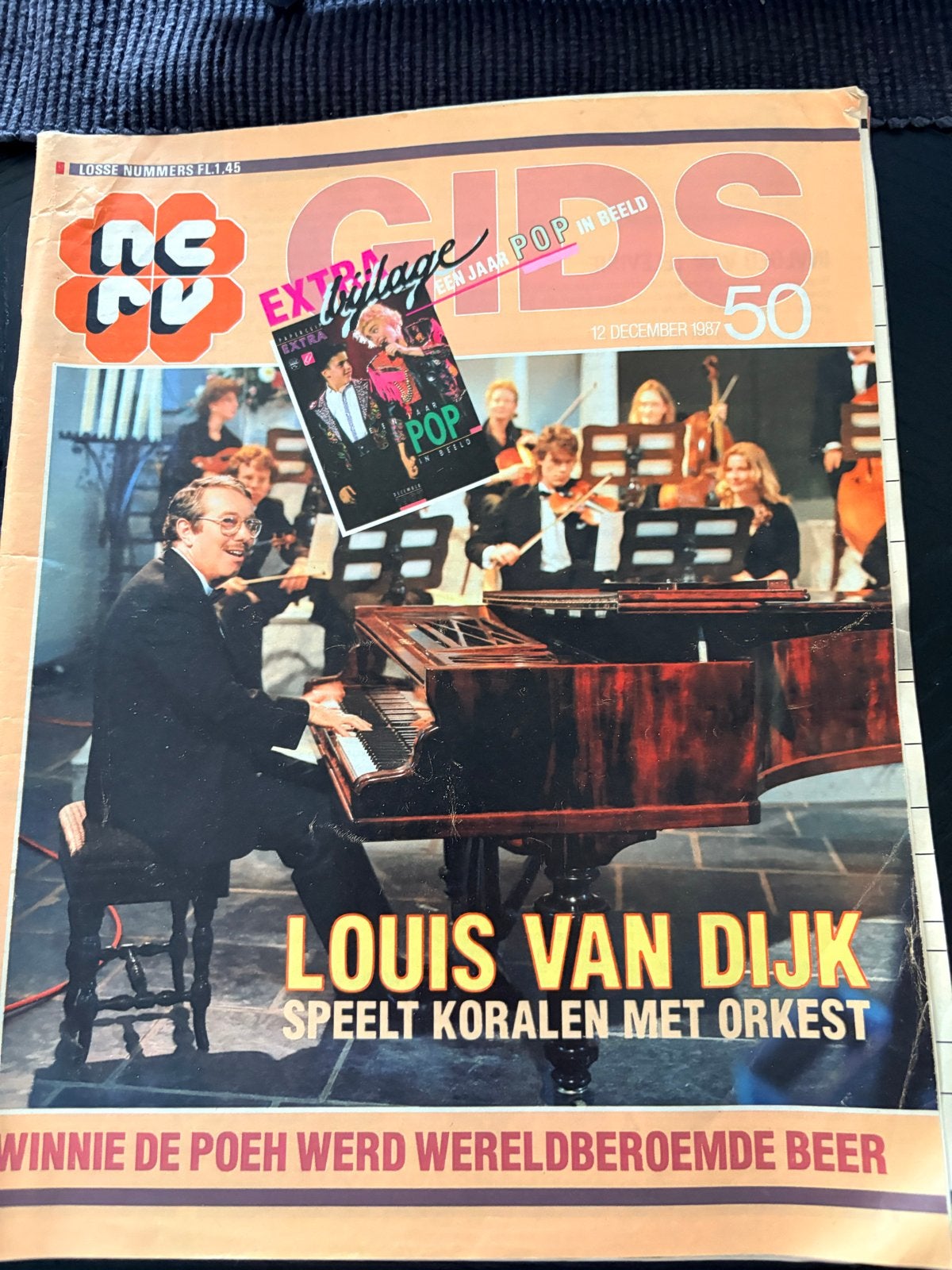 NCRV Gids Week 50 1987 - Louis van Dijk & Winnie de Poeh, Ophalen of Verzenden, Gelezen, Muziek, Film of Tv