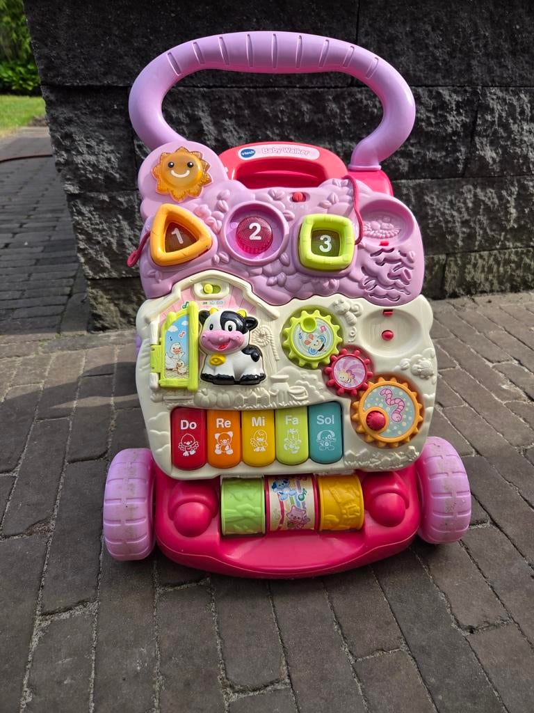 Gratis V-tech Babywalker loopwagen, Kinderen en Baby's, Speelgoed | Vtech, Ophalen, Gebruikt, 6 maanden tot 2 jaar