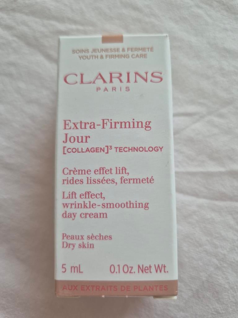 CLARINS Extra Firming Jour 5 ml dagcreme sample proefje NEW, Ophalen of Verzenden, Nieuw, Gehele gezicht, Verzorging