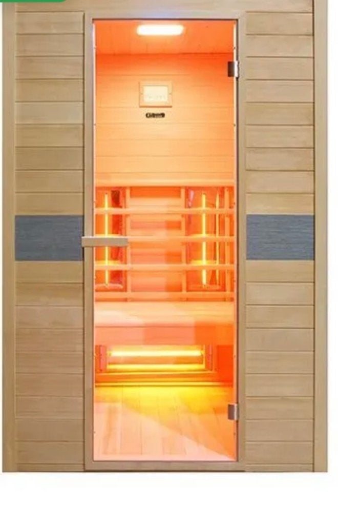 Infrarood Sauna 2 persoons zgan, Ophalen, Zo goed als nieuw, Infrarood, Complete sauna