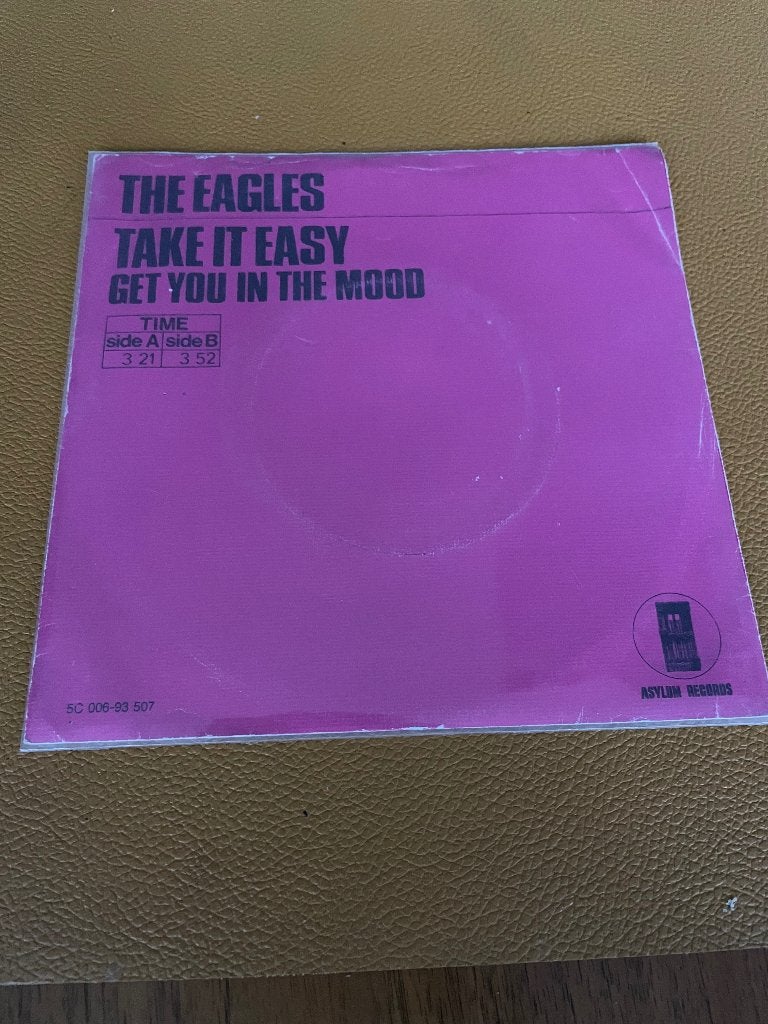 The Eagles - Take It Easy / Get You In The Mood (Single), Gebruikt, 7 inch, EP, Rock en Metal