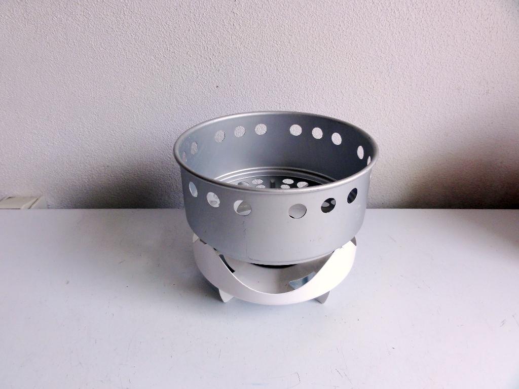 Rechaud, heel apart, heel licht materiaal, 2 delig, Ophalen of Verzenden
