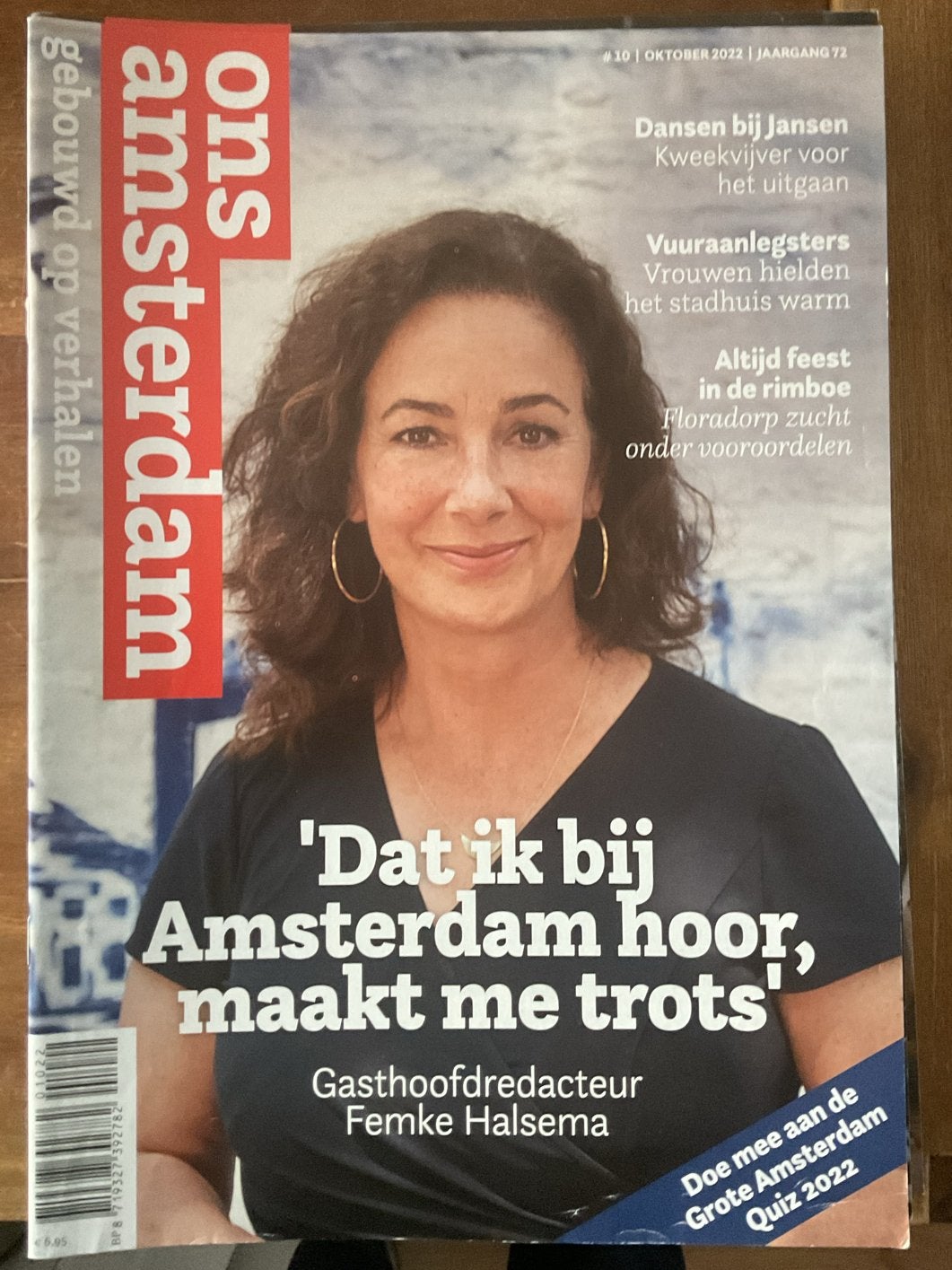 Ons Amsterdam - Oktober 2022 - Femke Halsema, Verzenden, Zo goed als nieuw, Overige typen