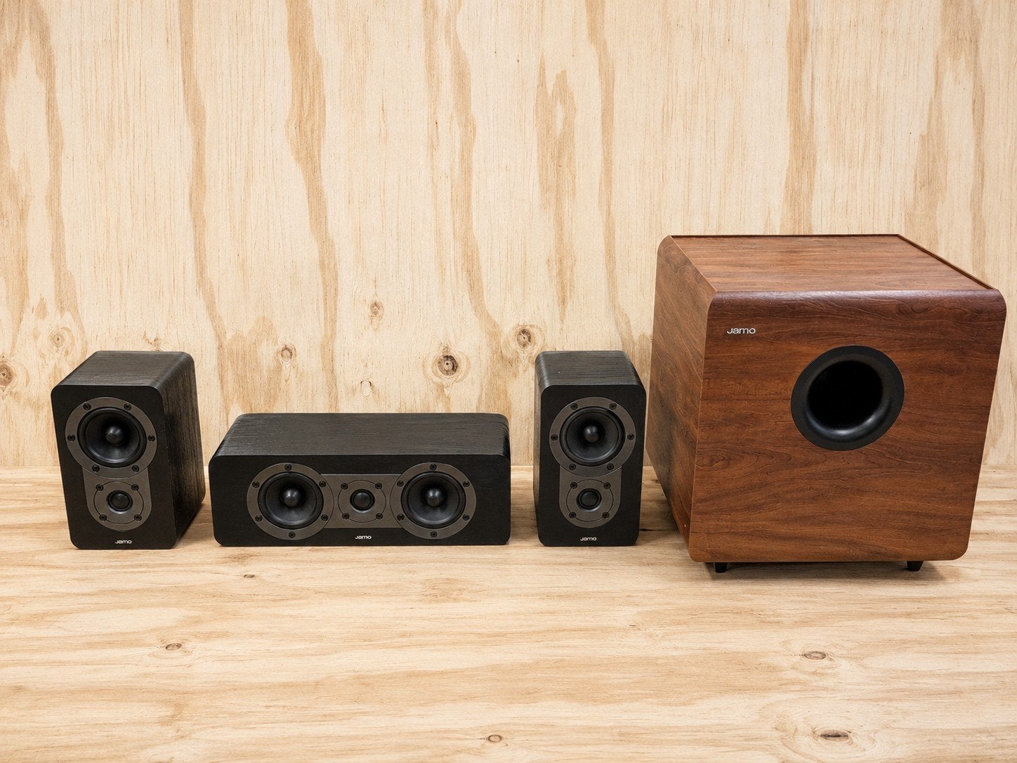 Jamo S 426 HCS 3 Home Cinema Systeem met Subwoofer 5.1, Audio, Tv en Foto, Luidsprekers, Ophalen, 120 tot 150 watt, Surroundset