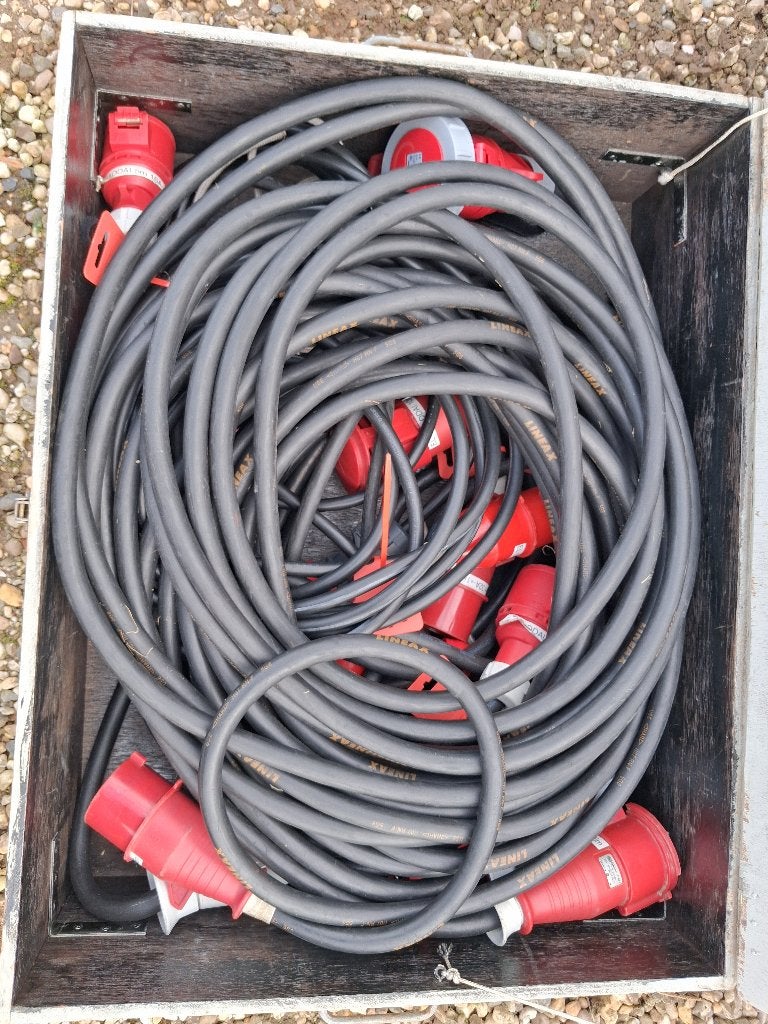 stroomkabels met verrijdbare kist, Ophalen, Gebruikt, Overige merken, Kabel of Snoer