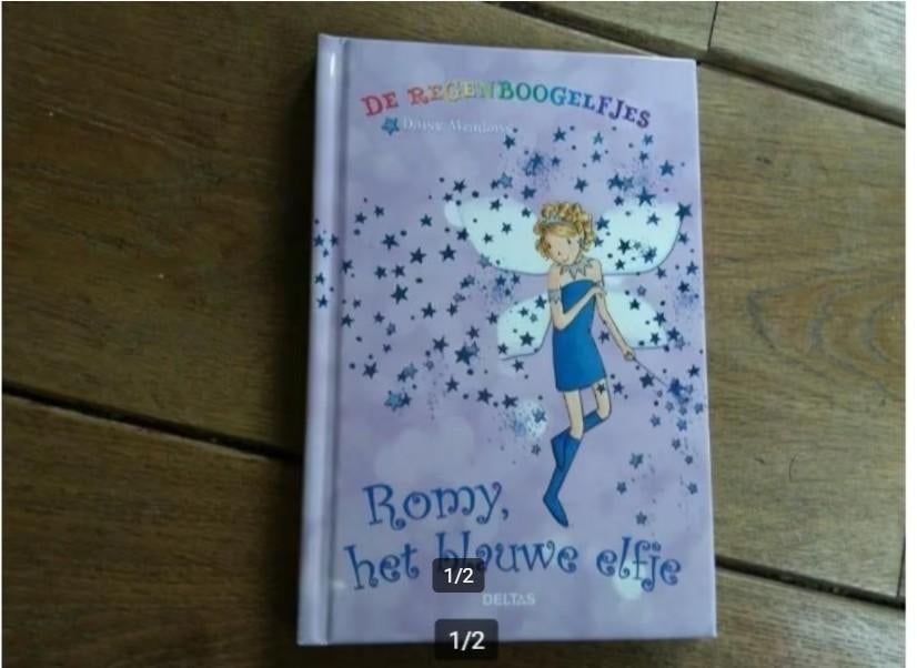 D. Meadows - De regenboogelfjes- 5 Romy, het blauwe elfje, Boeken, Ophalen of Verzenden, Zo goed als nieuw, Fictie algemeen