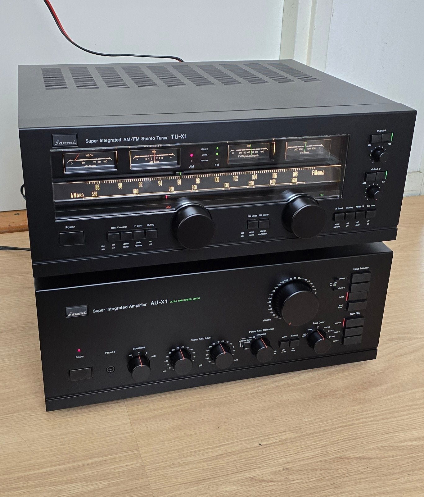 Sansui AU-X1 Versterker & TU-X1 Tuner Set - Zeldzaam, Audio, Tv en Foto, Versterkers en Receivers, Ophalen, Overige merken