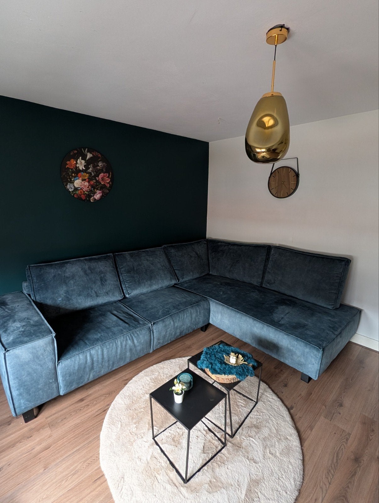 Bank, Ophalen, Hoekbank, Zo goed als nieuw, 150 cm of meer