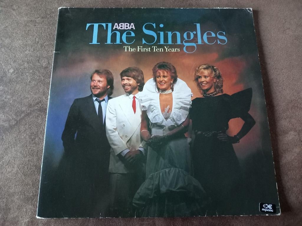 ABBA The Singles The First Ten Years Vinyl LP, Ophalen of Verzenden, Gebruikt
