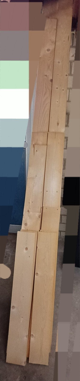 Houten planken - Vuren - Diverse lengtes en diktes, Ophalen, 25 tot 50 mm, Zo goed als nieuw, 200 tot 250 cm