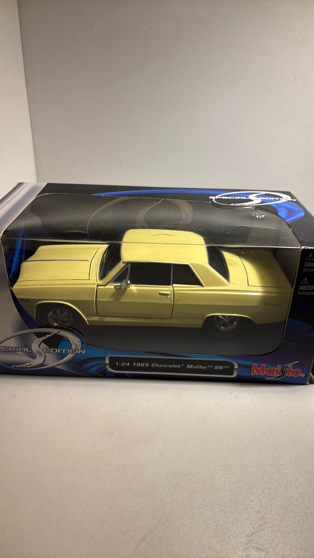 Chevrolet malibu ss 1965 maisto 1.24, Maisto, Ophalen of Verzenden, A, A