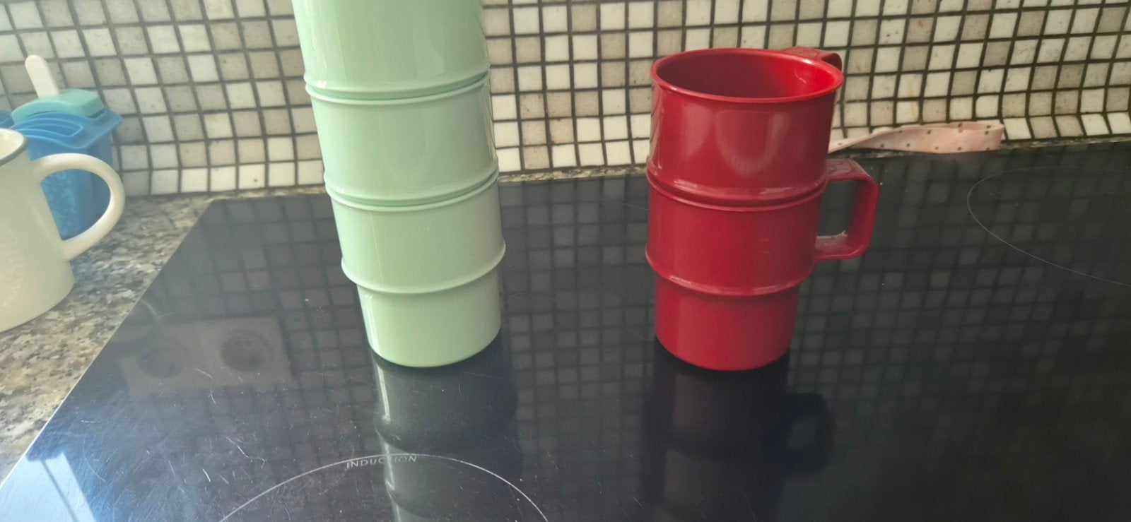 mepal bekers plastic 5 stuks, Ophalen of Verzenden