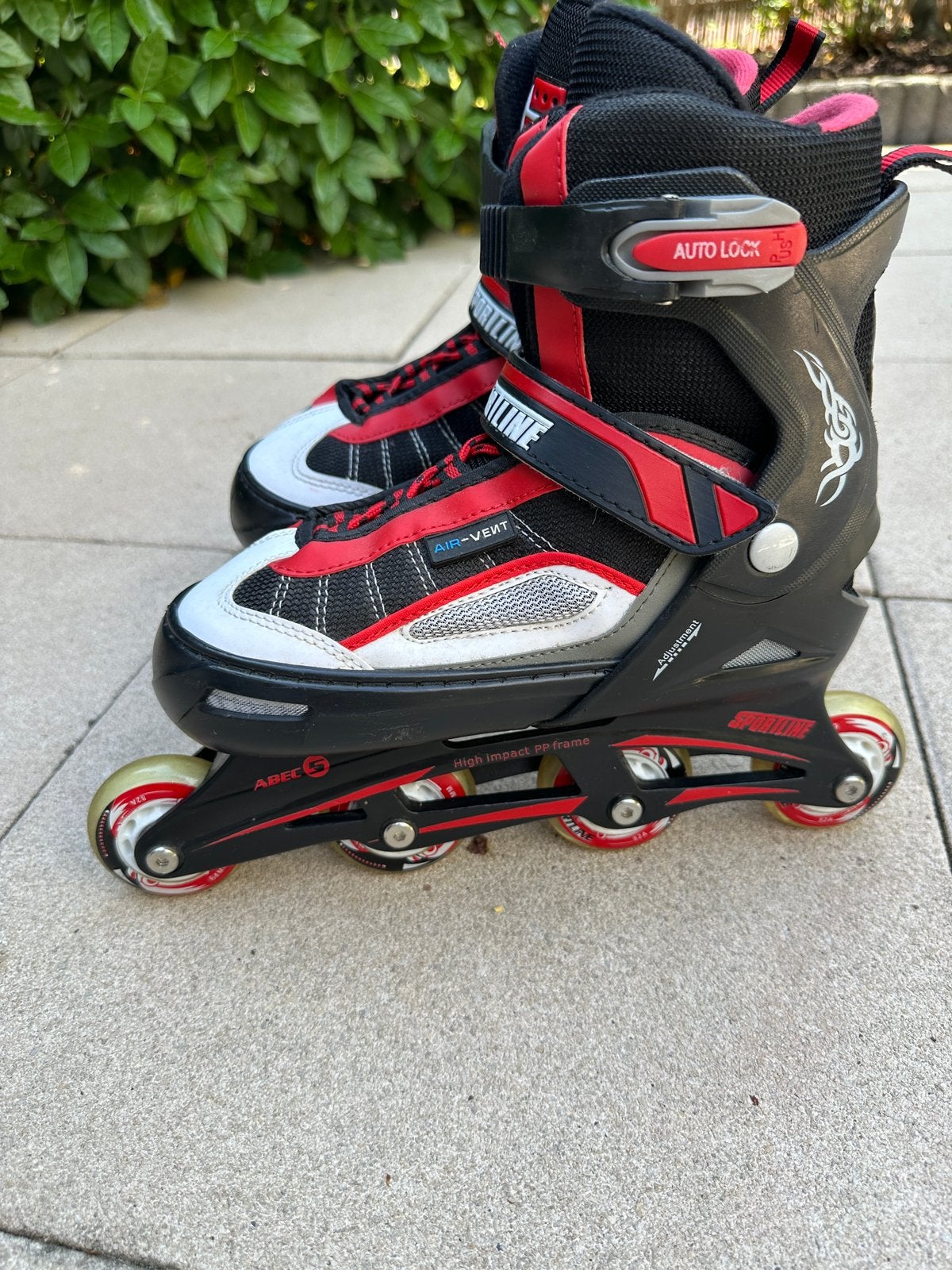 Sportline rollerblade, mt 36-39, incl beschermset, Kinderen, Inline skates 4 wielen, Ophalen, Overige merken