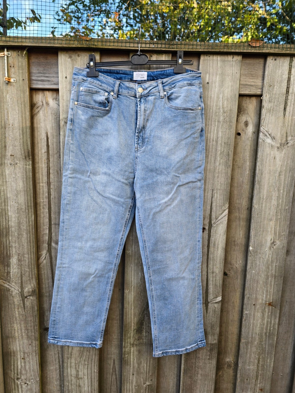 Norah denim spijkerbroek stretch maat 42 xl, Blauw, Ophalen of Verzenden, Zo goed als nieuw, Norah