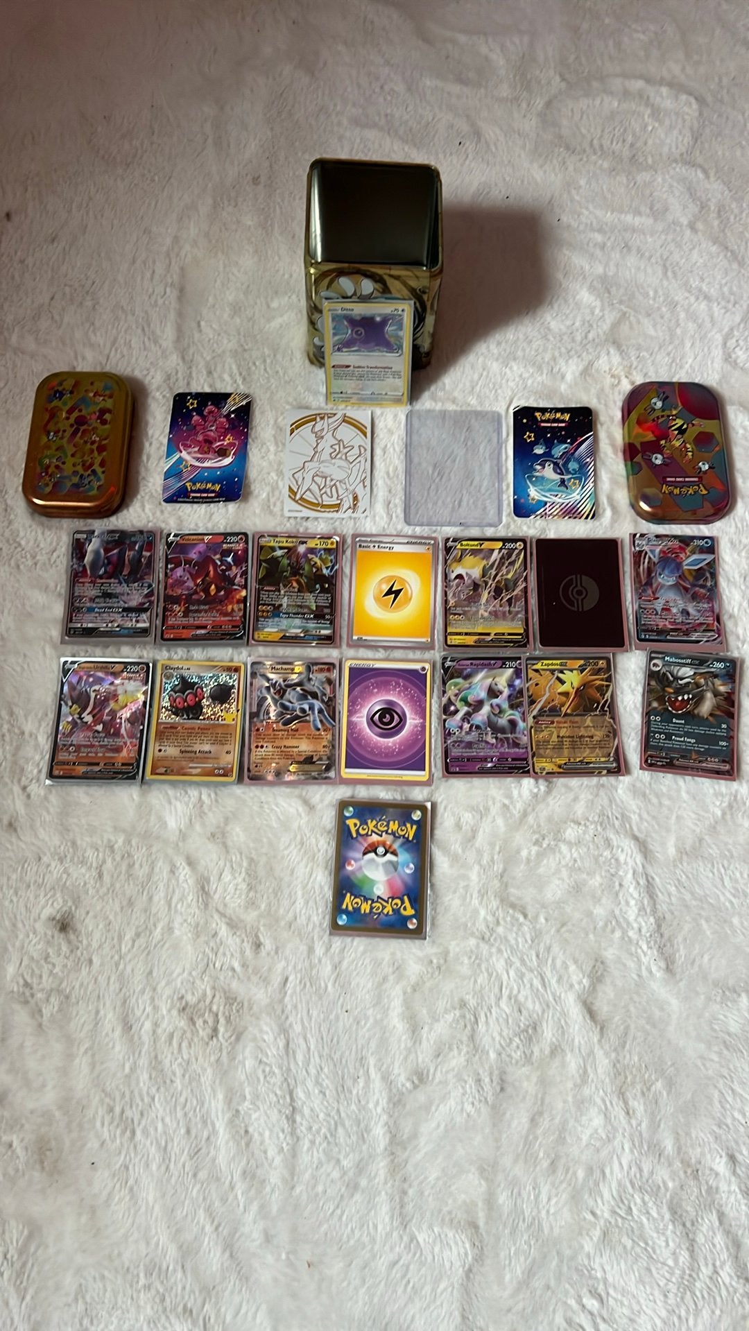 Pokémon kaarten, Ophalen of Verzenden, Zo goed als nieuw, Meerdere kaarten