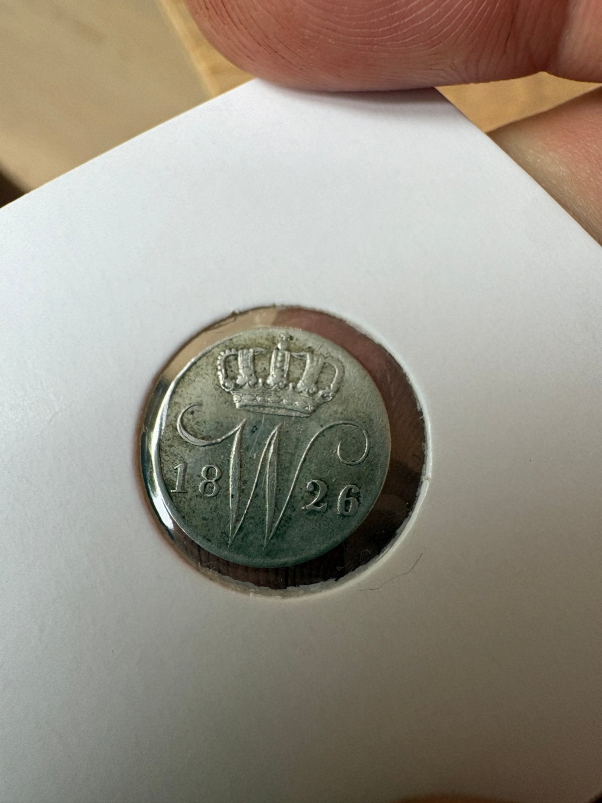 Zilveren 5 cent munt Koning Willem I 1826B, Postzegels en Munten, Munten | Nederland, Zilver, Koning Willem I, Losse munt, Overige waardes