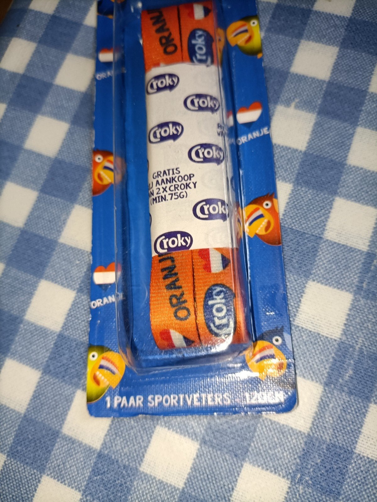 Croky veters nieuw in verpakking 120 cm, Ophalen of Verzenden, Nieuw, Gebruiksvoorwerp