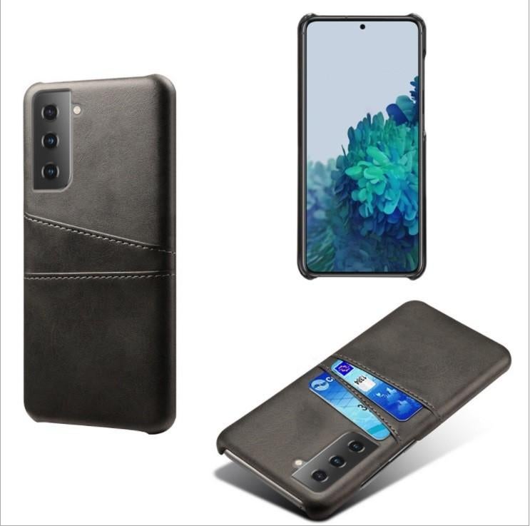 Back Cover + Glas Screenprotector voor Galaxy S21 5G _ Zwart, Verzenden, Nieuw, Hoesje of Tasje