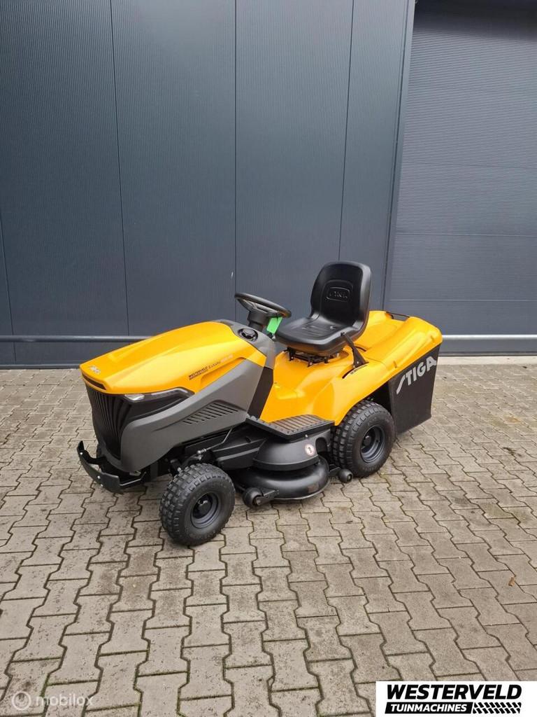 Gebruikte Stiga Estate 6102HW zitmaaier met opvang 102 cm, Gebruikt, Stiga