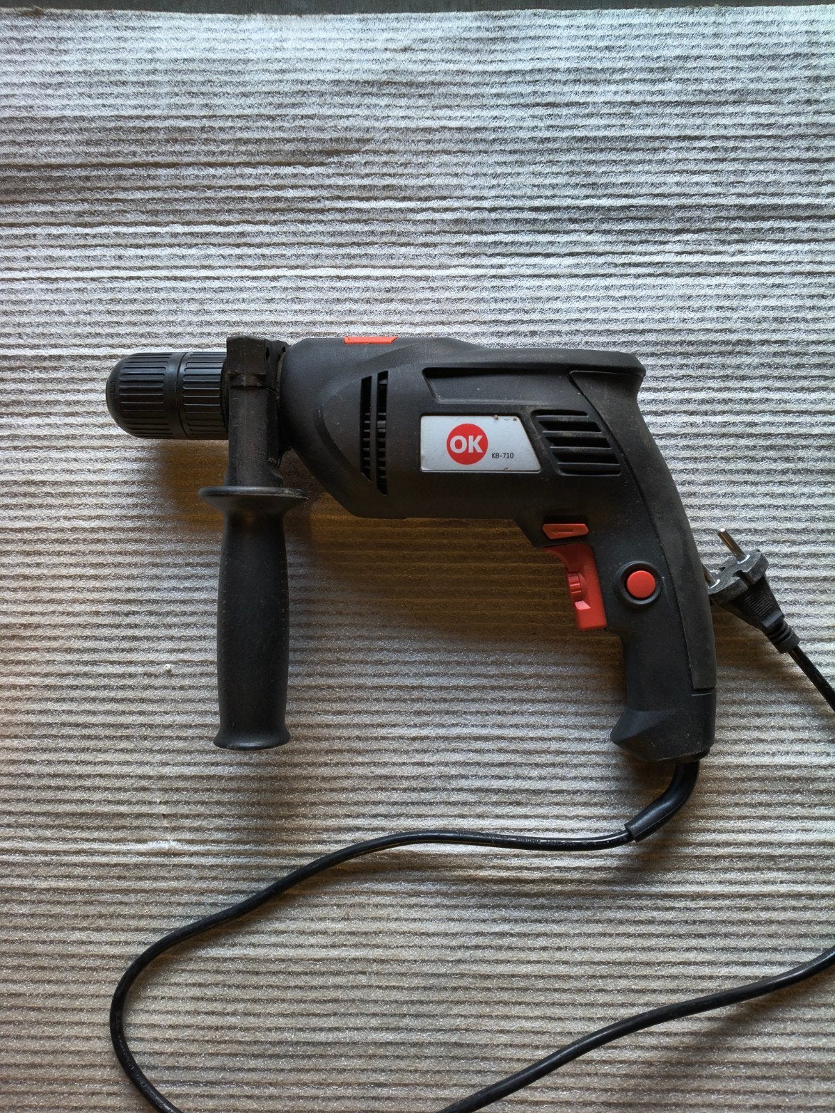 OK Klopboormachine KB-710 - Krachtig en Betrouwbaar, Doe-het-zelf en Verbouw, Boormachine, Ophalen of Verzenden, Klopboormechanisme