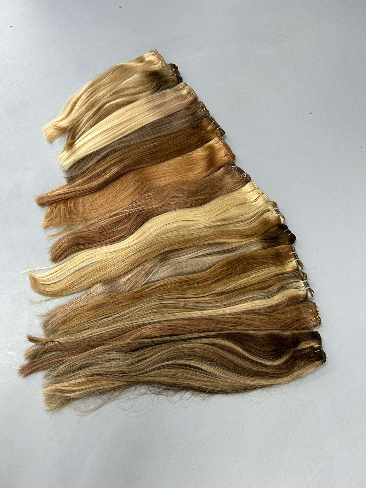 50%Korting 100gr premium human hair weave weft 40/50/60cm, Ophalen of Verzenden, Nieuw, Pruik of Haarverlenging