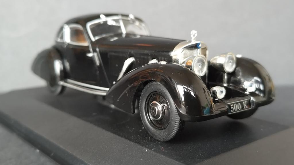 Mercedes Benz 500 K Autobahn Kurier 1:43 Eaglemoss Pol, Hobby en Vrije tijd, Overige merken, Auto, Verzenden, .