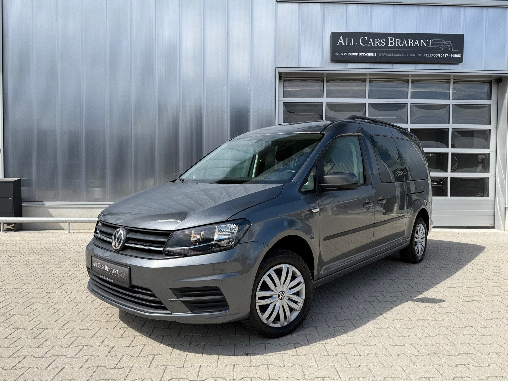 Volkswagen Caddy Maxi 1.4 TSI / 7 persoons / CarPlay/ clima, Auto's, Voorwielaandrijving, Gebruikt, Zwart, 4 cilinders