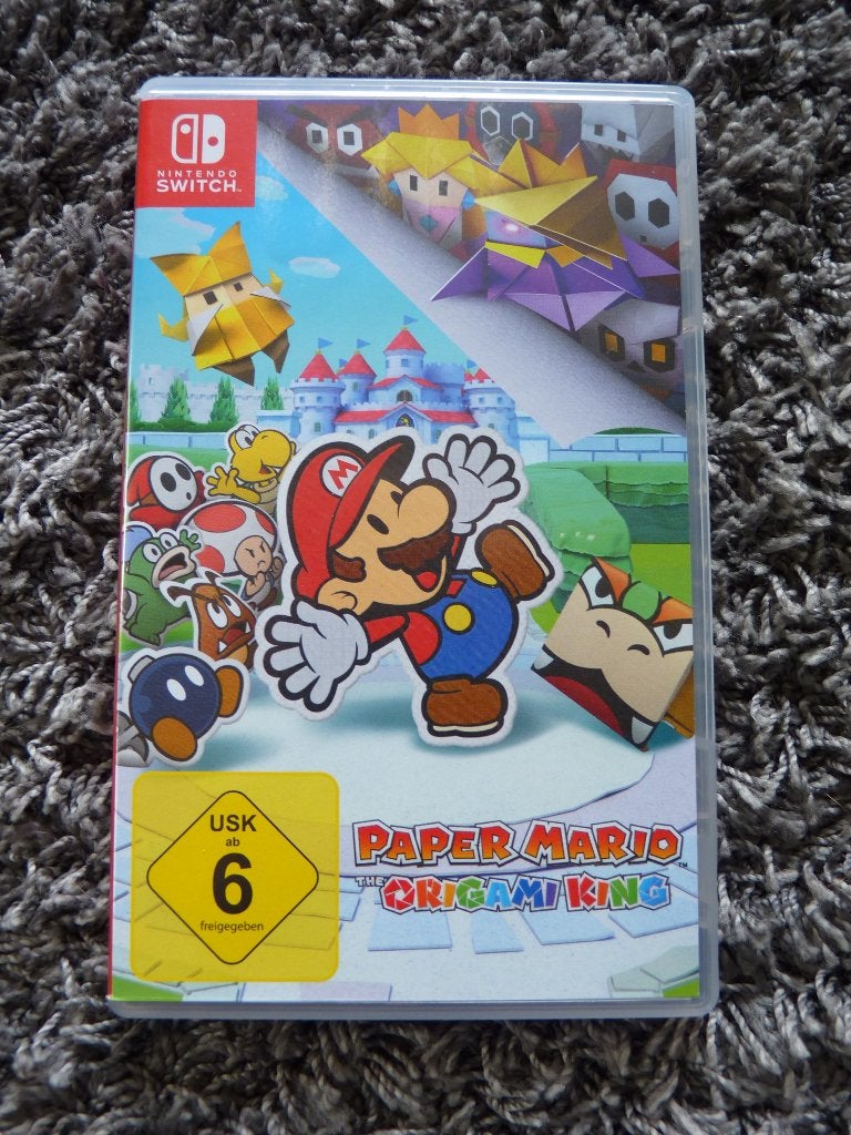 Paper Mario The Origami King Nintendo Switch 1&2, 1 speler, Ophalen of Verzenden, Zo goed als nieuw, Role Playing Game (Rpg)