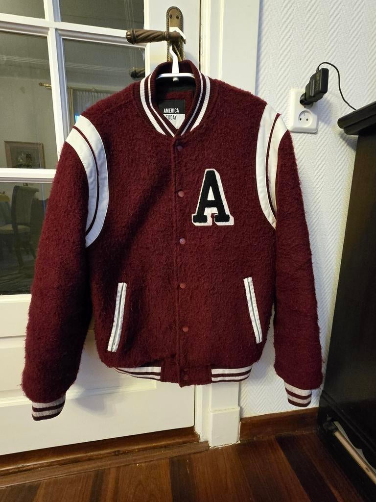 Oversized Baseball jack jas America Today, maat S, Kleding | Dames, Jassen | Zomer, Maat 36 (S), Ophalen of Verzenden