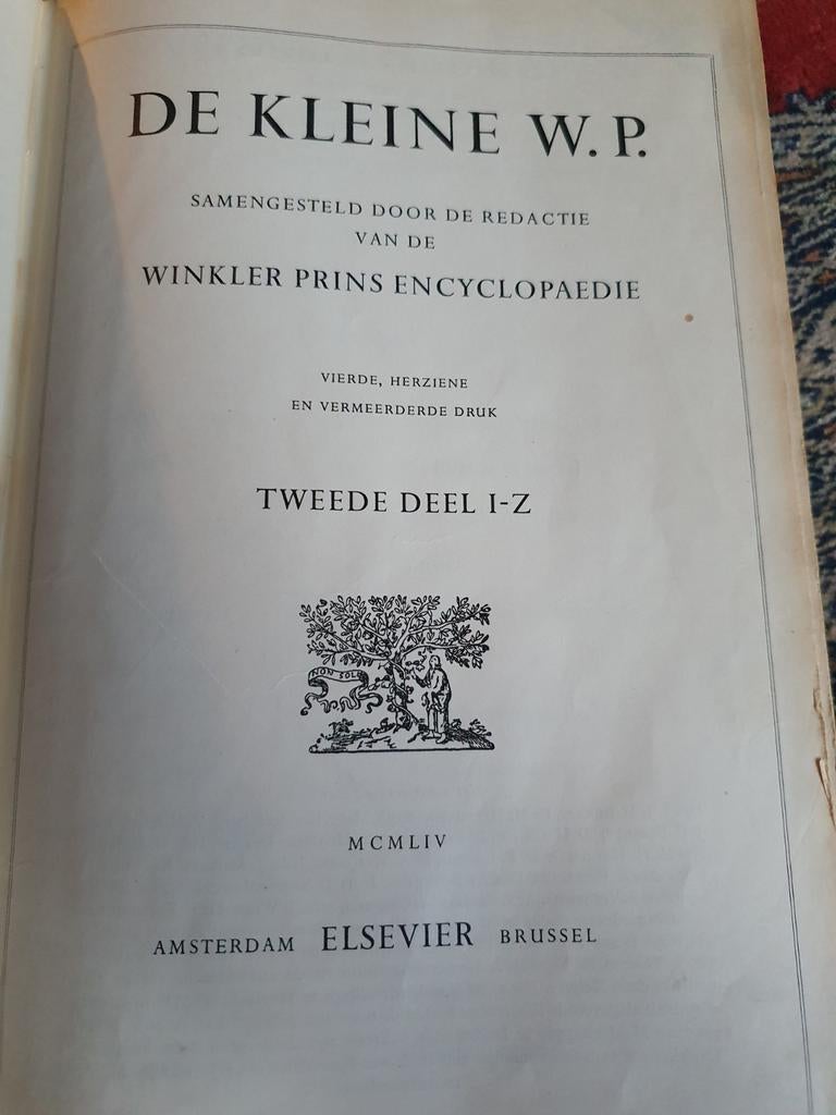 De Kleine Winkler Prins, Tweede Deel I-Z, Boeken, Encyclopedieën, Gelezen, Ophalen of Verzenden, Los deel, Algemeen