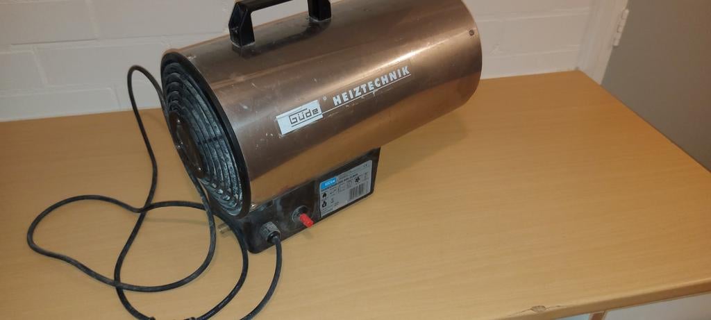 Gude RVS Gaskanon 10kW - Heater, Witgoed en Apparatuur, Overige Witgoed en Apparatuur, Gebruikt, Ophalen