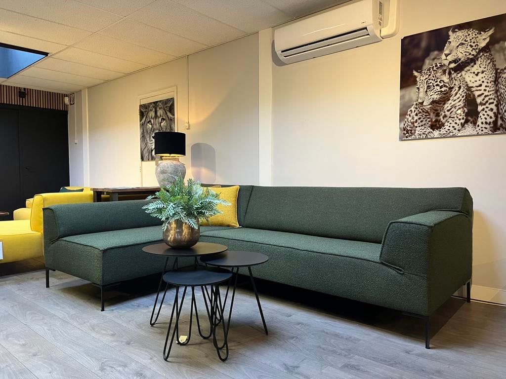 Design on stock Bloq ploegstof Monza, 250 tot 300 cm, Verzenden, Hoekbank, Zo goed als nieuw