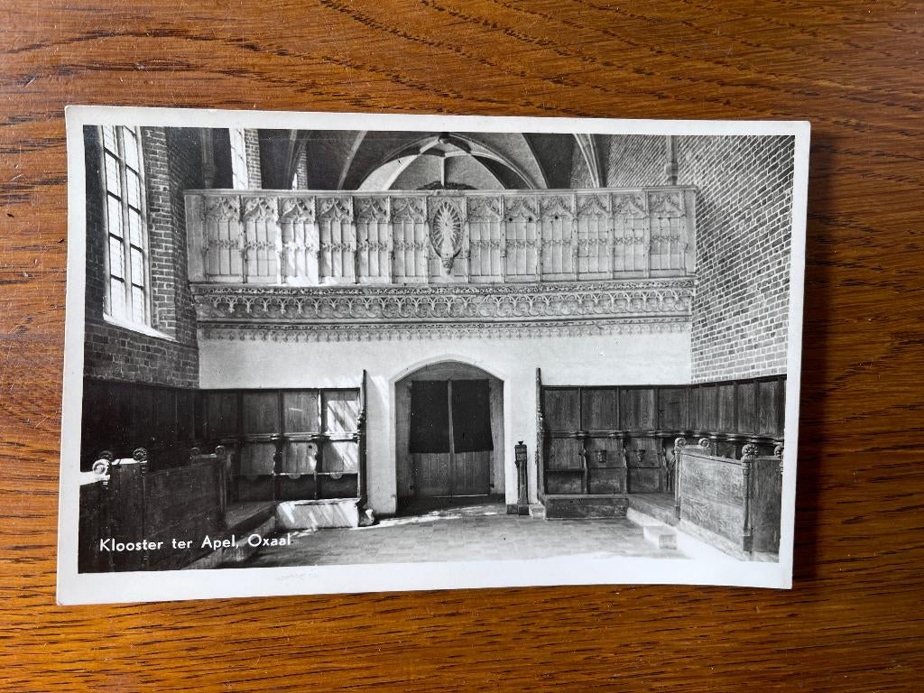 Ansichtkaart Zwart/Wit Foto "Klooster Ter Apel Oxaal", Ophalen of Verzenden, 1960 tot 1980, Limburg